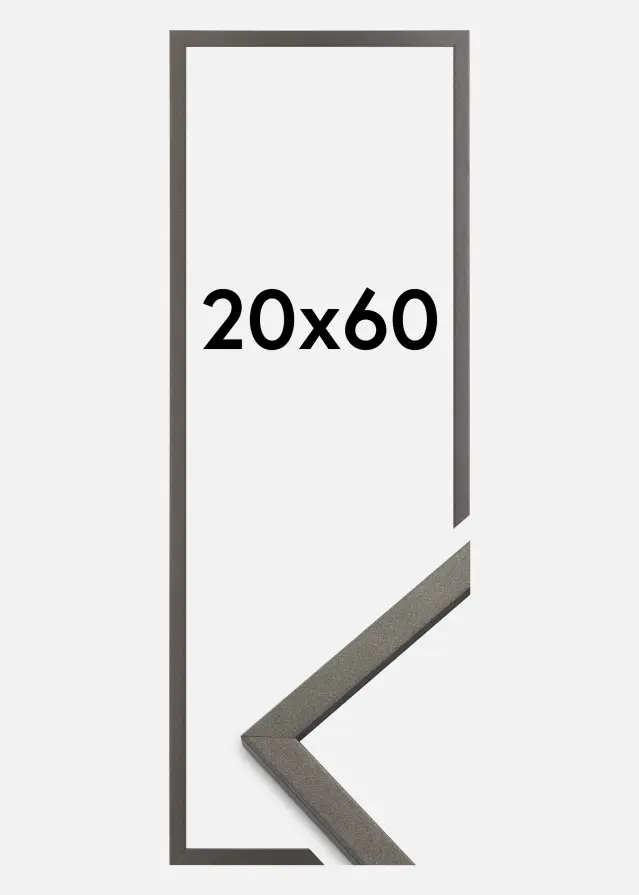 Cornice Edsbyn Grafite 20x60 cm