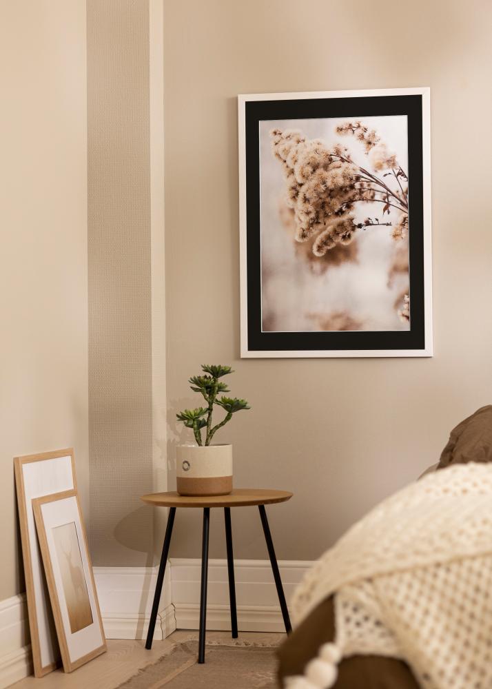 Cornice Stilren Bianco 18x24 cm - Passe-partout Nero 13x18 cm