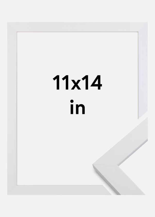 Cornice White Wood 11x14 inches (27,94x35,56 cm)