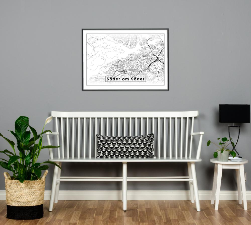 Sud per Sud - Poster bianco