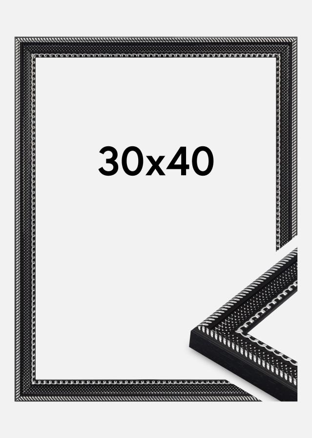 Cornice Trellis Vetro acrilico Nero 30x40 cm