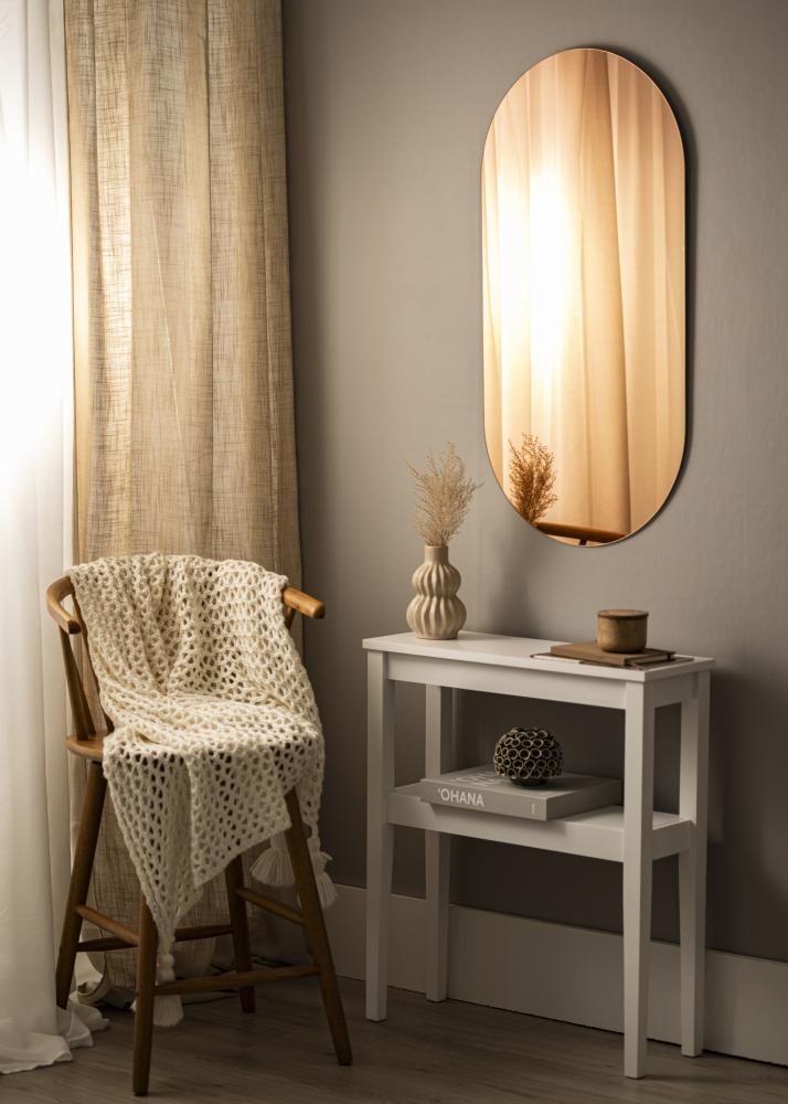 KAILA Specchio Ovale Rose Gold 50x100 cm