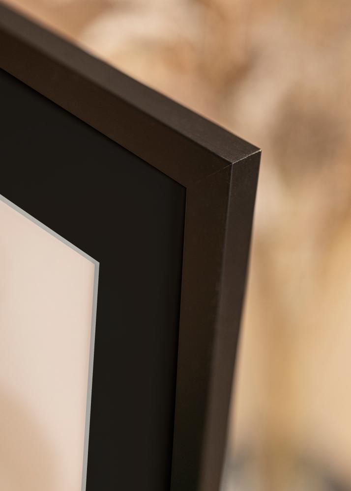 Cornice Black Wood 50x60 cm - Passe-partout Nero 40x50 cm