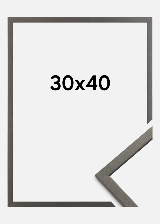 Cornice Edsbyn Vetro acrilico Grafite 30x40 cm