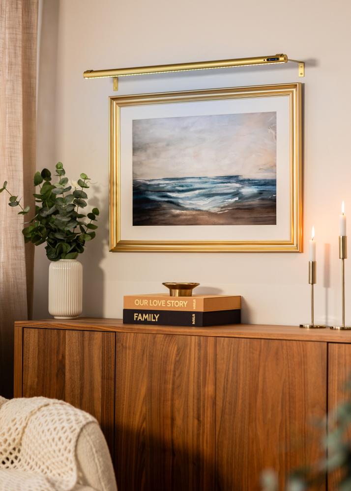 KAILA Brilliance Illuminazione per quadri a batteria 80 cm - Oro