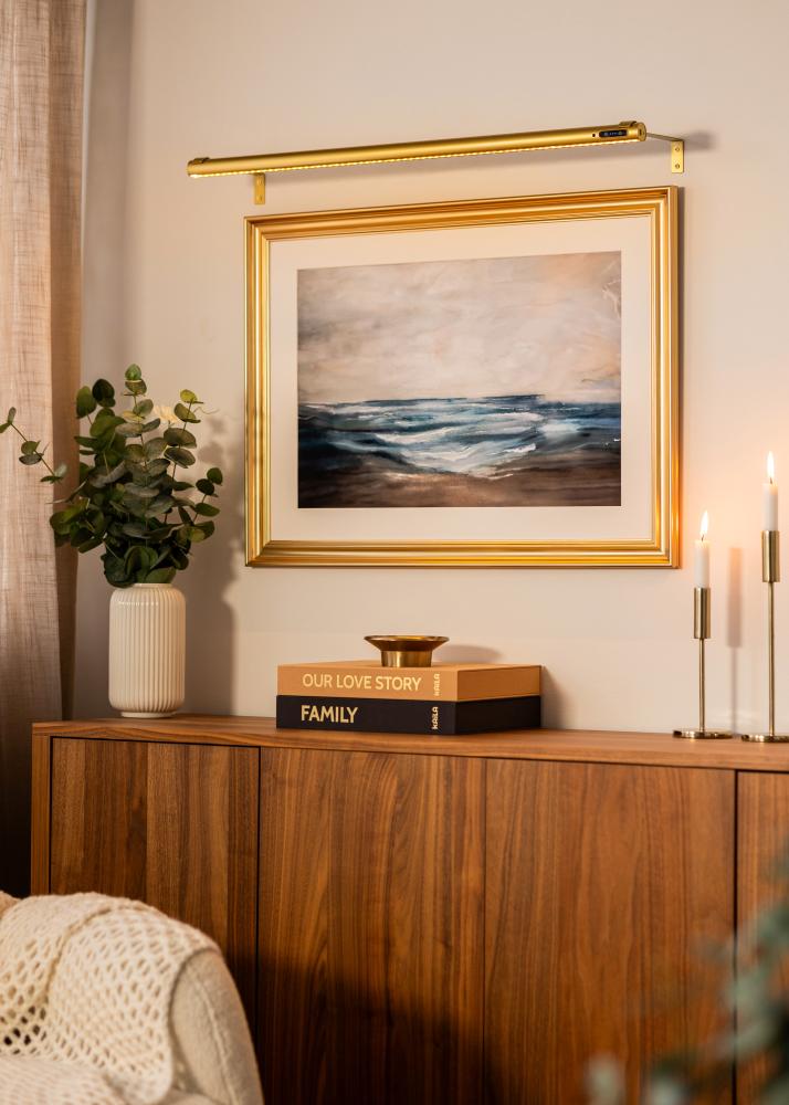 KAILA Brilliance Illuminazione per quadri a batteria 80 cm - Oro