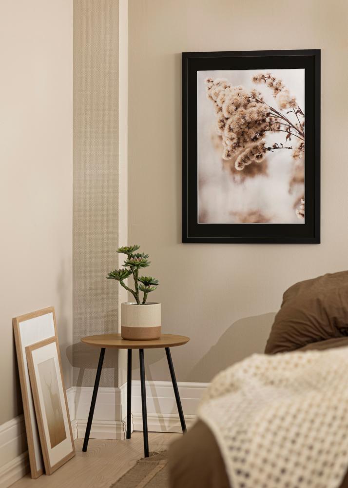 Cornice Black Wood 50x60 cm - Passe-partout Nero 40x50 cm