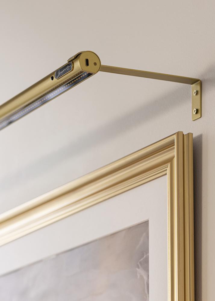 KAILA Brilliance Illuminazione per quadri a batteria 80 cm - Oro