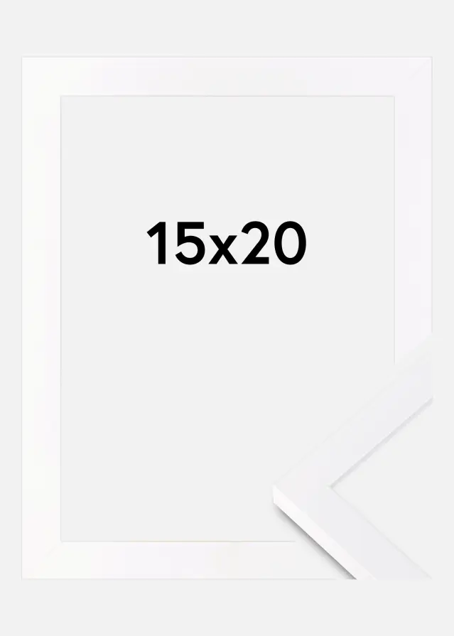 Cornice Selection Vetro acrilico Bianco 15x20 cm