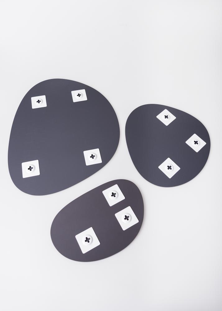 Specchio Set Orange, Rose Gold & Clear - 3 cad.