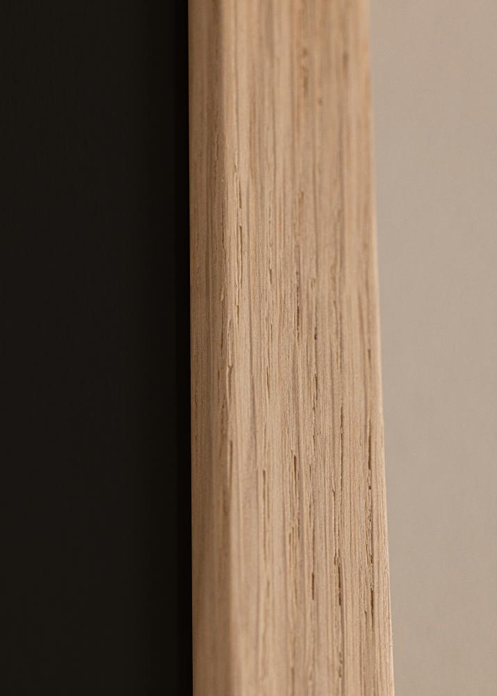 Cornice Oak Wood 45x60 cm - Passe-partout Nero 32x45 cm