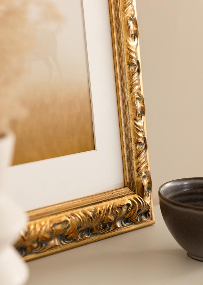 Cornice Odin Oro/Rosso - Su misura