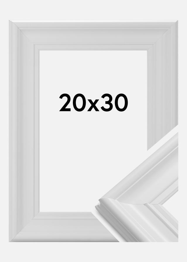 Cornice Mora Premium Vetro acrilico Bianco 20x30 cm