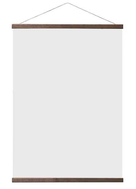 Ganci per poster ChiCura Frassino scuro - 70 cm