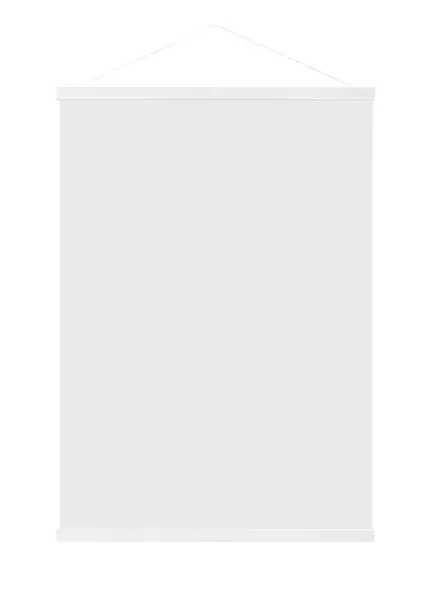 Ganci per poster ChiCura Frassino Bianco - 70 cm