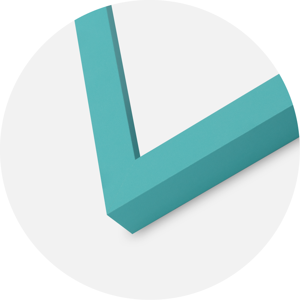 Cornice Selection Vetro acrilico Aqua Blue 30x45 cm