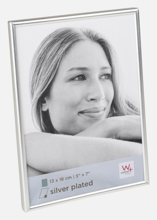 Cornice Chloe Opaco Argento 13x18 cm