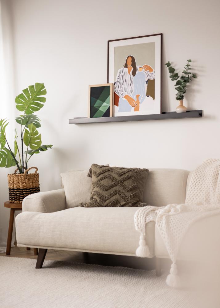 KAILA Mensola per Cornici Nera 130 cm