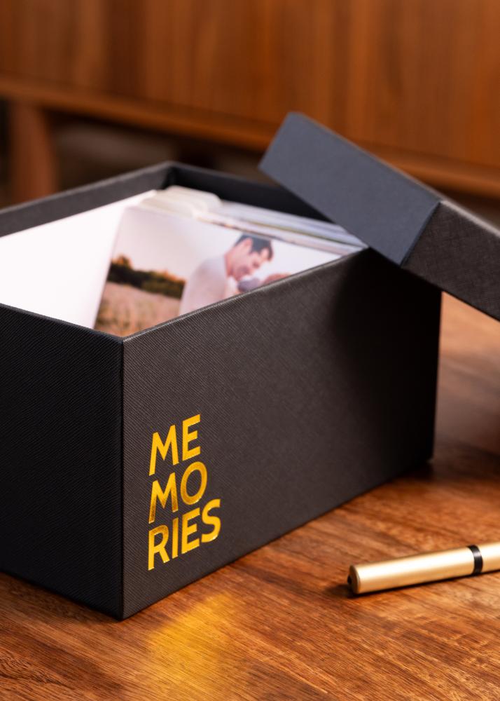 KAILA MEMORIES Scatola Fotografica (700 foto in 10x15 cm) - Nero