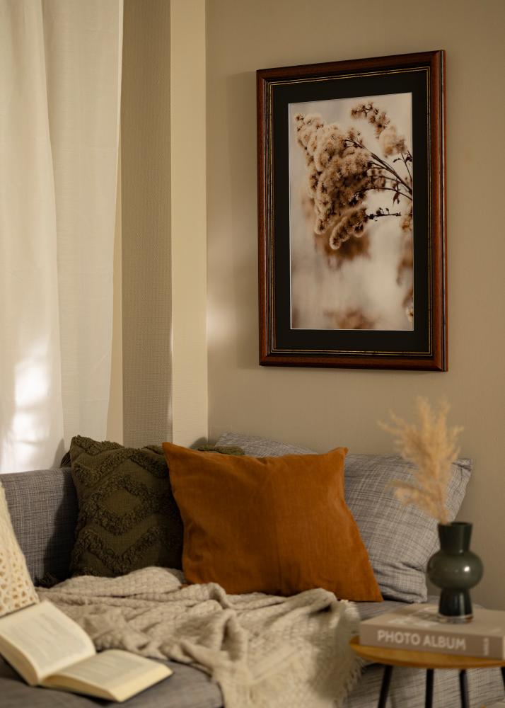 Cornice Old Rétro 30x40 cm - Passe-partout Nero 21x29,7 cm (A4)