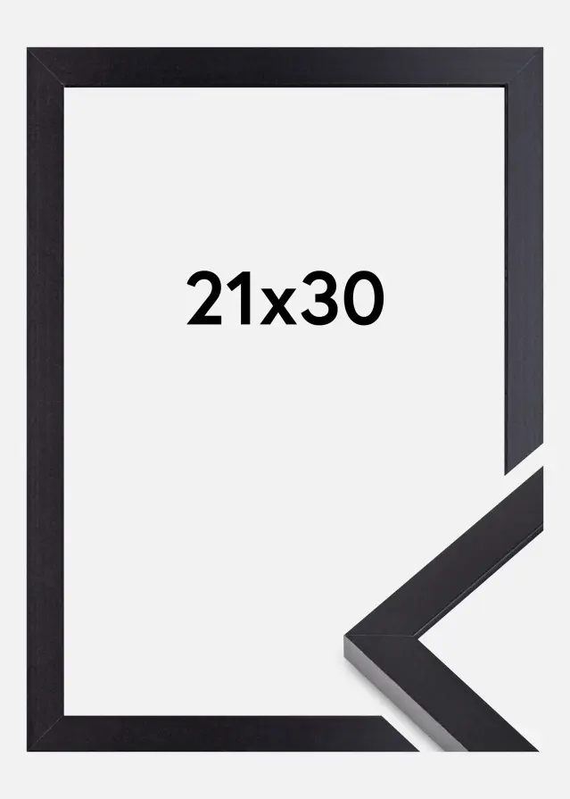 Cornice Selection Vetro acrilico Nero 21x30 cm