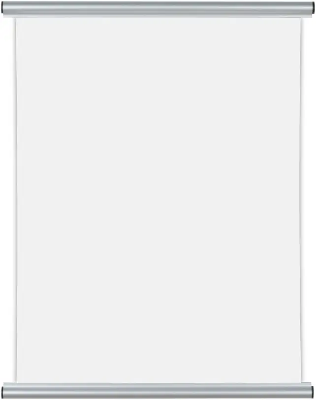 Ganci per poster Alluminio Argento - 70 cm