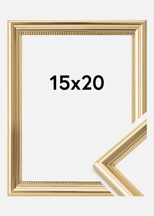 Cornice Gala Vetro acrilico Oro 15x20 cm