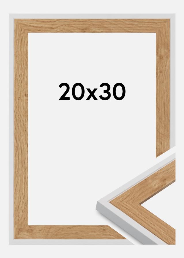 Cornice Clearline Vetro acrilico Bianco 20x30 cm