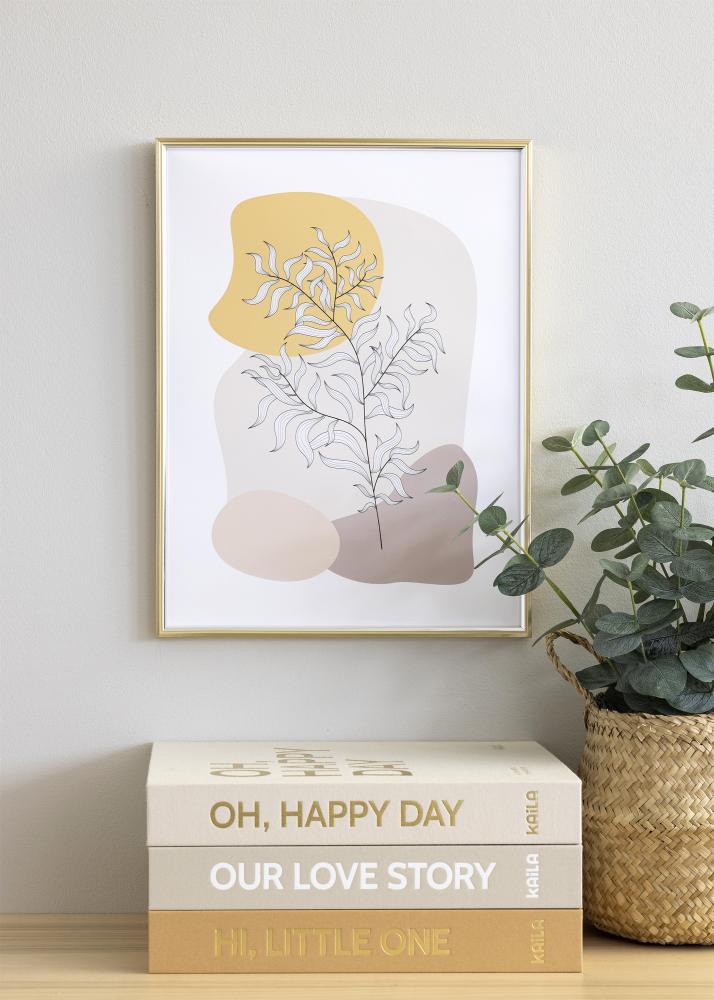 Cornice Hipster Vetro acrilico Guld-Silver 60x80 cm