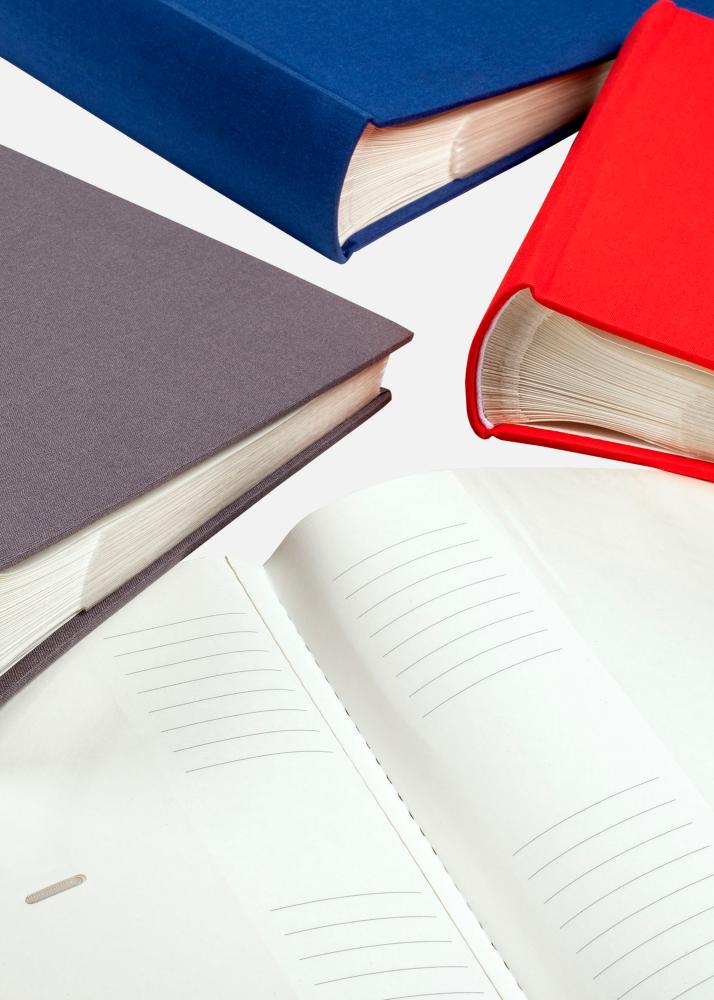 Cloth Album Rosso - 22,5x24 cm (40 Pagine bianche / 20 fogli)