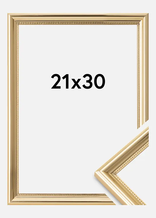 Cornice Gala Vetro acrilico Oro 21x30 cm