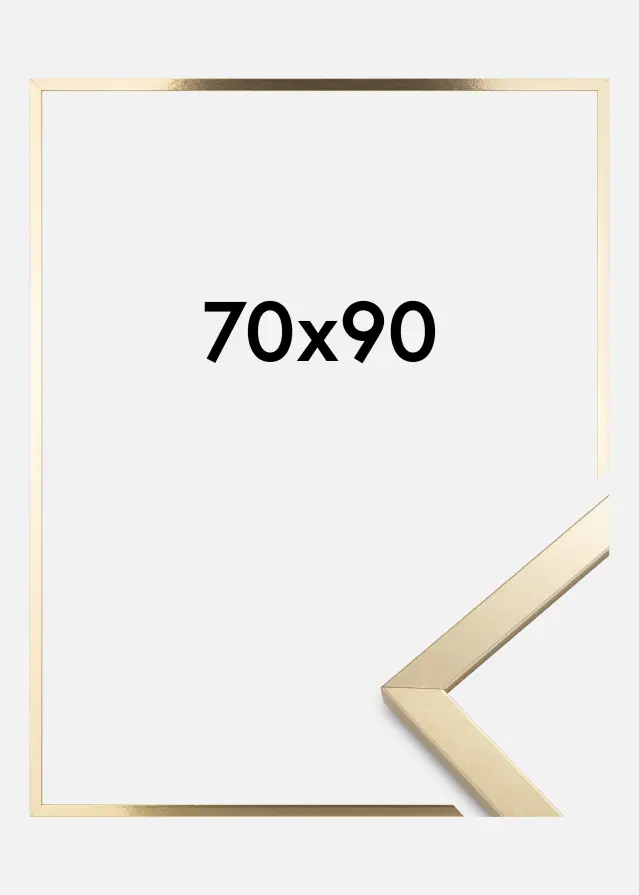 Cornice Trendy Vetro Acrilico Oro 70x90 cm