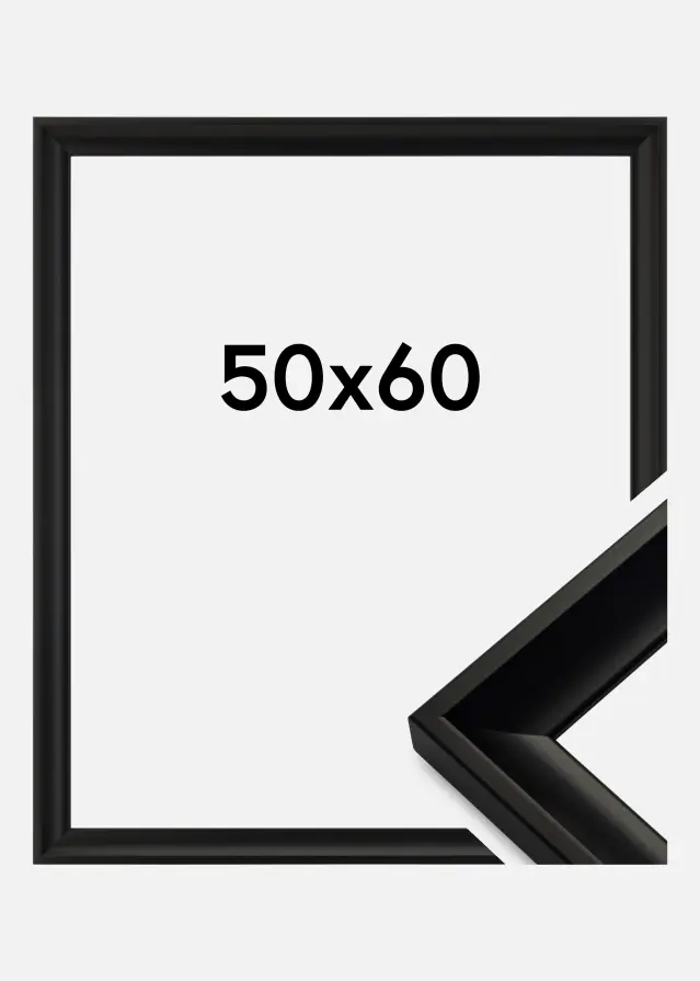 Cornice Öjaren Vetro acrilico Nero 50x60 cm