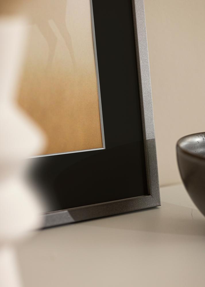 Cornice Edsbyn Grafite 20x30 cm - Passe-partout Nero 15x21 cm (A5)