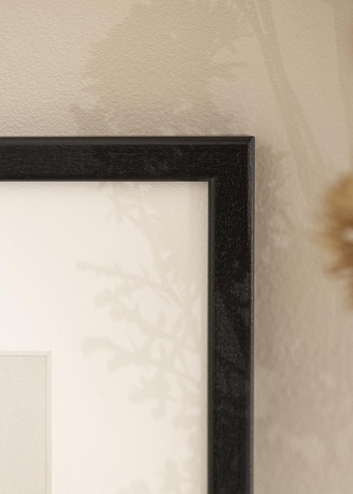 Cornice Kaspar Vetro acrilico Nero 25x70 cm