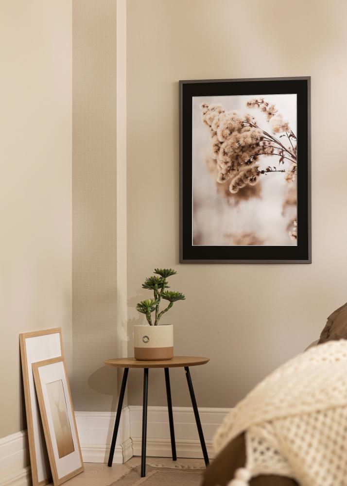 Cornice Edsbyn Grafite 20x30 cm - Passe-partout Nero 15x21 cm (A5)