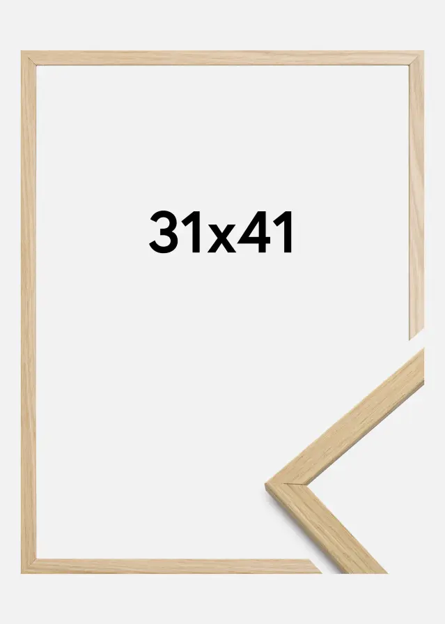 Cornice Edsbyn Vetro acrilico Rovere 31x41 cm