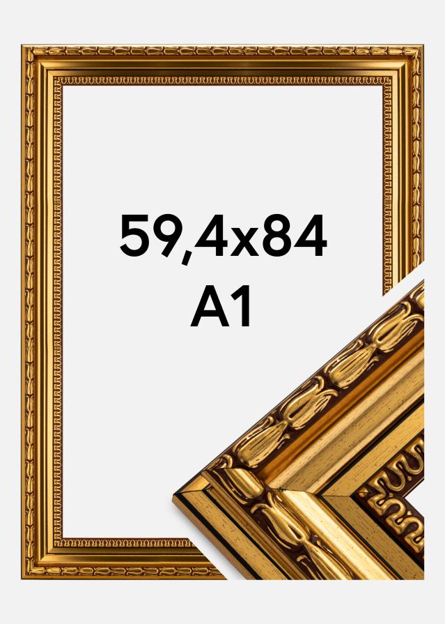 Cornice Birka Premium Oro 59,4x84,1 cm (A1)