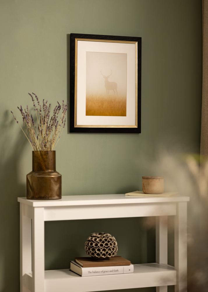 Cornice Leonie Nero - Dimensioni personalizzabili