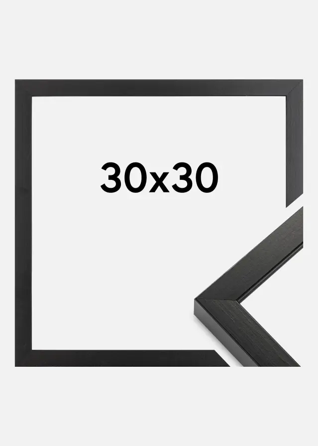 Cornice Amanda Scatola Nero 30x30 cm