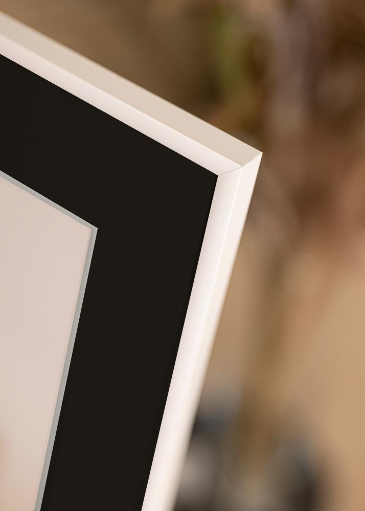 Cornice New Lifestyle Bianco 30x40 cm - Passe-partout Nero 18x27 cm