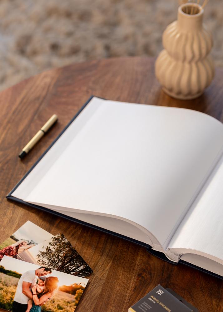 Classico Album Blu - 30x33 cm (100 Pagine bianche / 50 fogli)