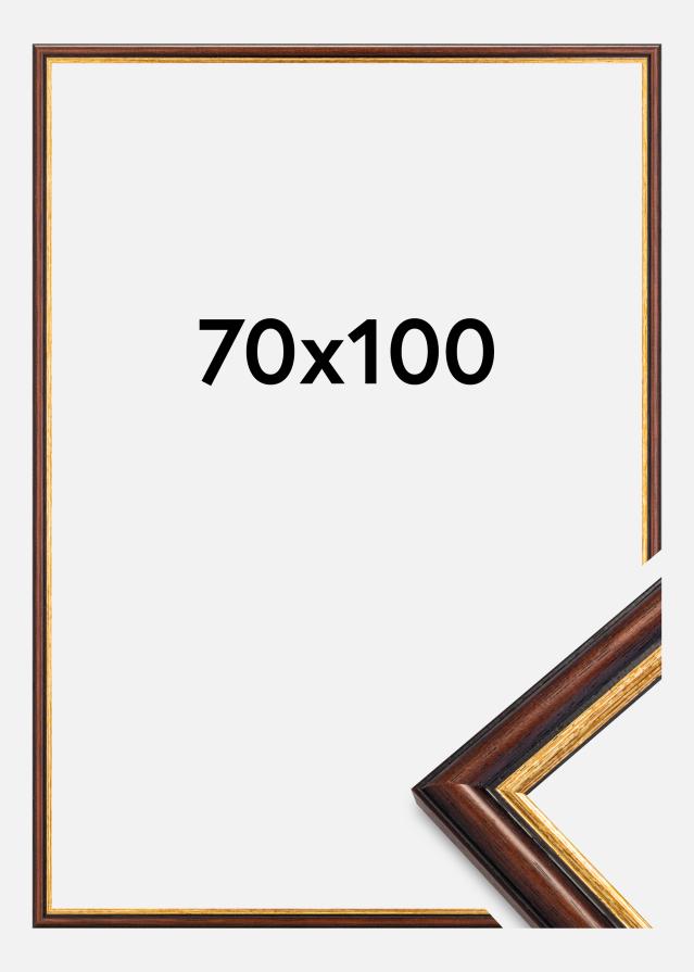 Cornice Siljan Vetro acrilico Marrone 70x100 cm