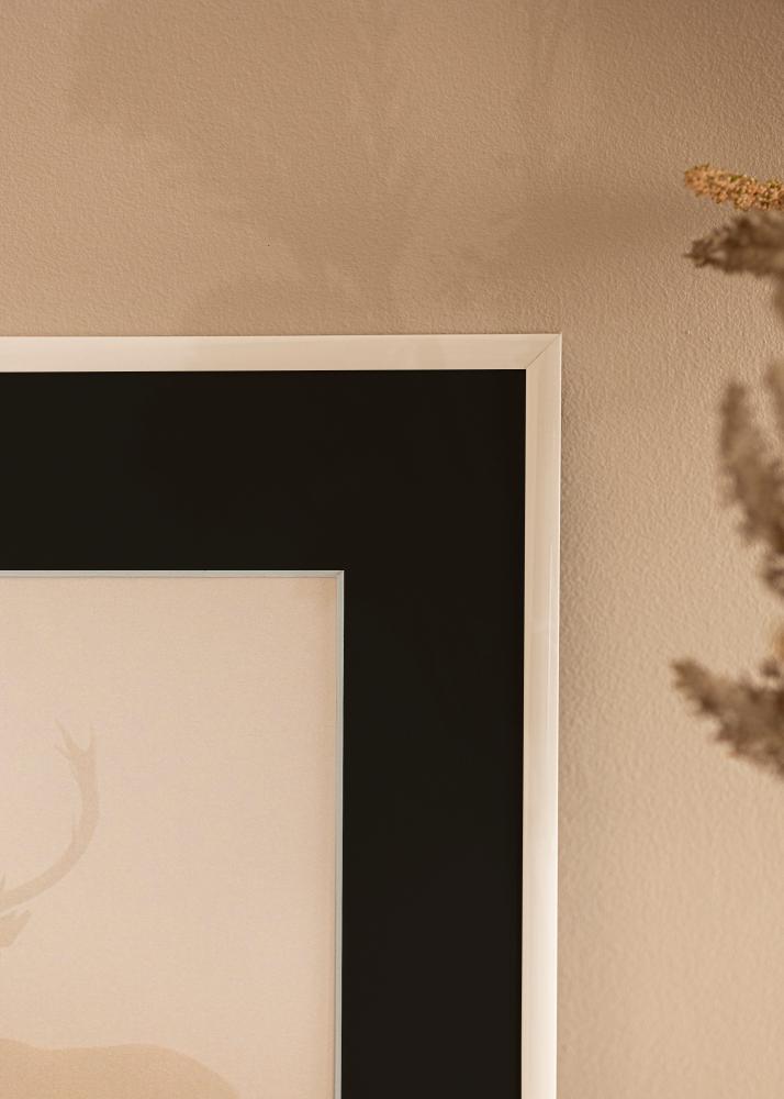 Cornice New Lifestyle Bianco 30x40 cm - Passe-partout Nero 18x27 cm