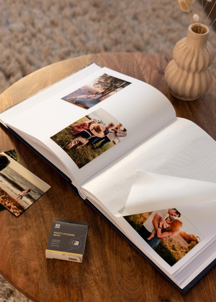 Classico Album Blu - 30x33 cm (100 Pagine bianche / 50 fogli)