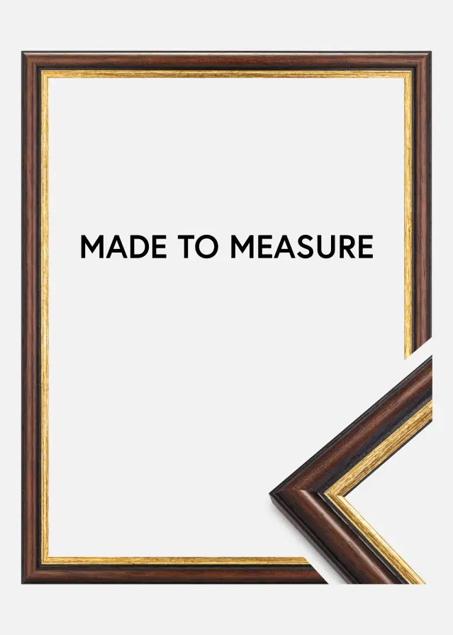 Cornice Siljan Marrone - Dimensioni personalizzabili