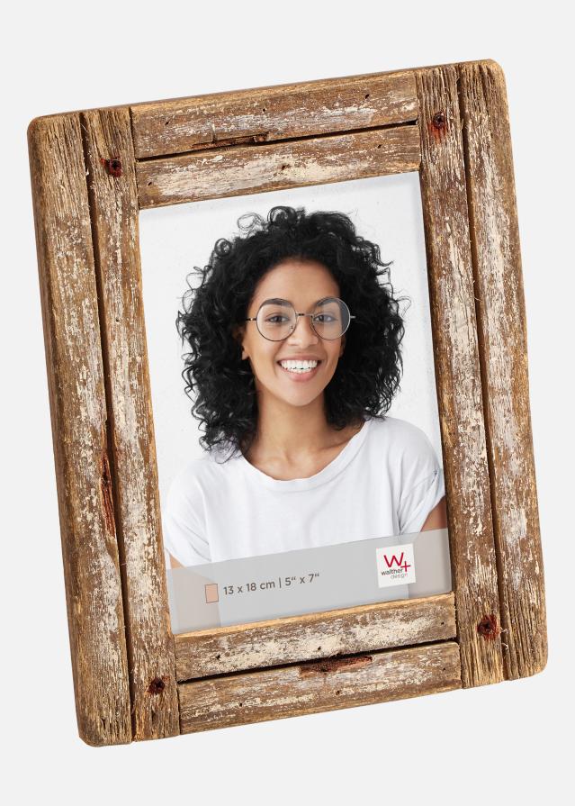 Cornice Dupla Legno 13x18 cm