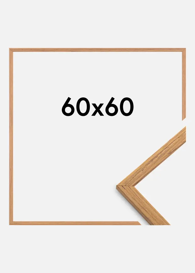 Cornice Edsbyn Vetro acrilico Teak 60x60 cm