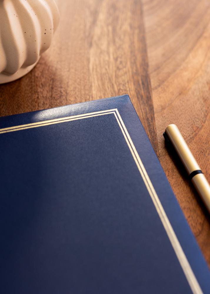 Classico Album Blu - 30x33 cm (100 Pagine bianche / 50 fogli)