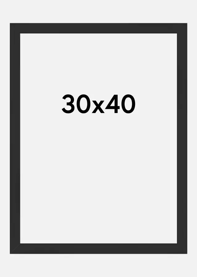 Cornice Liv Vetro Acrilico Nero 30x40 cm